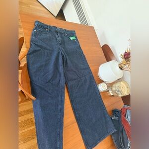 GAP women’s baggy mid rise  Fit Dark Blue Jeans